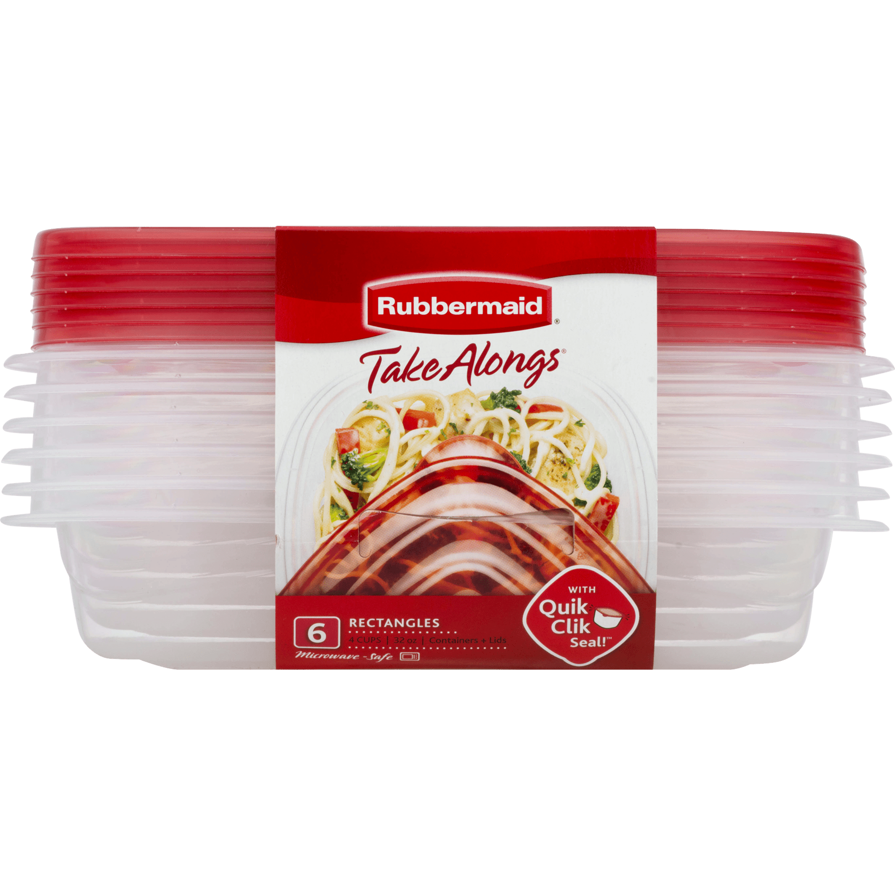 Food Storage Containers (Set of 6), 4 Cups