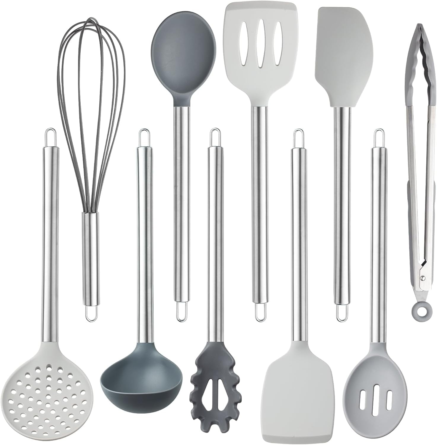 Silicone Cooking Utensils, Kitchen Utensil Set, Easy to Clean Silicone Kitchen Utensils, Cooking Utensils for Nonstick Cookware, Kitchen Gad