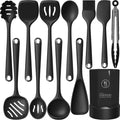 Silicone Kitchen Utensils Set, 600°F Heat Resistant Silicone Cooking Utensils, Spatula, Spoon, Whisk, Tongs, Kitchen Gadgets Tools Sets for