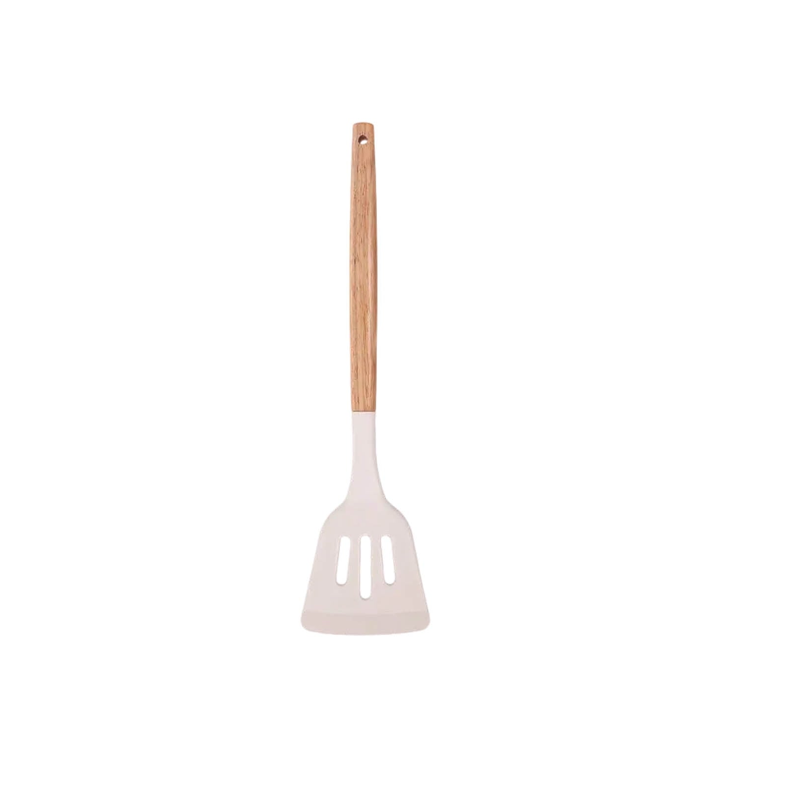 Silicone Spatula Spoon with Wooden Handle Non-Stick Heat Resistant Kitchen Utensil for Cooking Baking and Sauteing Essential Tool for Home C