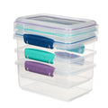Sistema KLIP IT 4.1 Cup Plastic Food Storage Containers, Set of 3