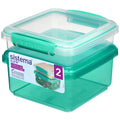 Lunch Plus wh Sandwich Plastic Food Storage Containers, Set of 2