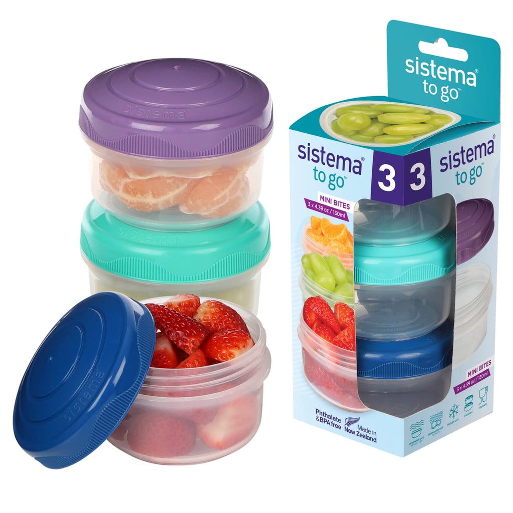 To Go Round Mini Bites 3-Pack (Colors May Vary)