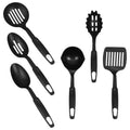 Utensils Set 6Pcs Black Kitchen Utensil for Non Stick Cookware and Versatile Use