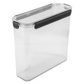 Thyme & Table 20.5 Cup Clear Ribbed Pantry Storage Container
