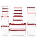 34 Meal Prep Containers, 7-Size ，Plastic Food Storage Containers with Lids for Lunch,Leftover