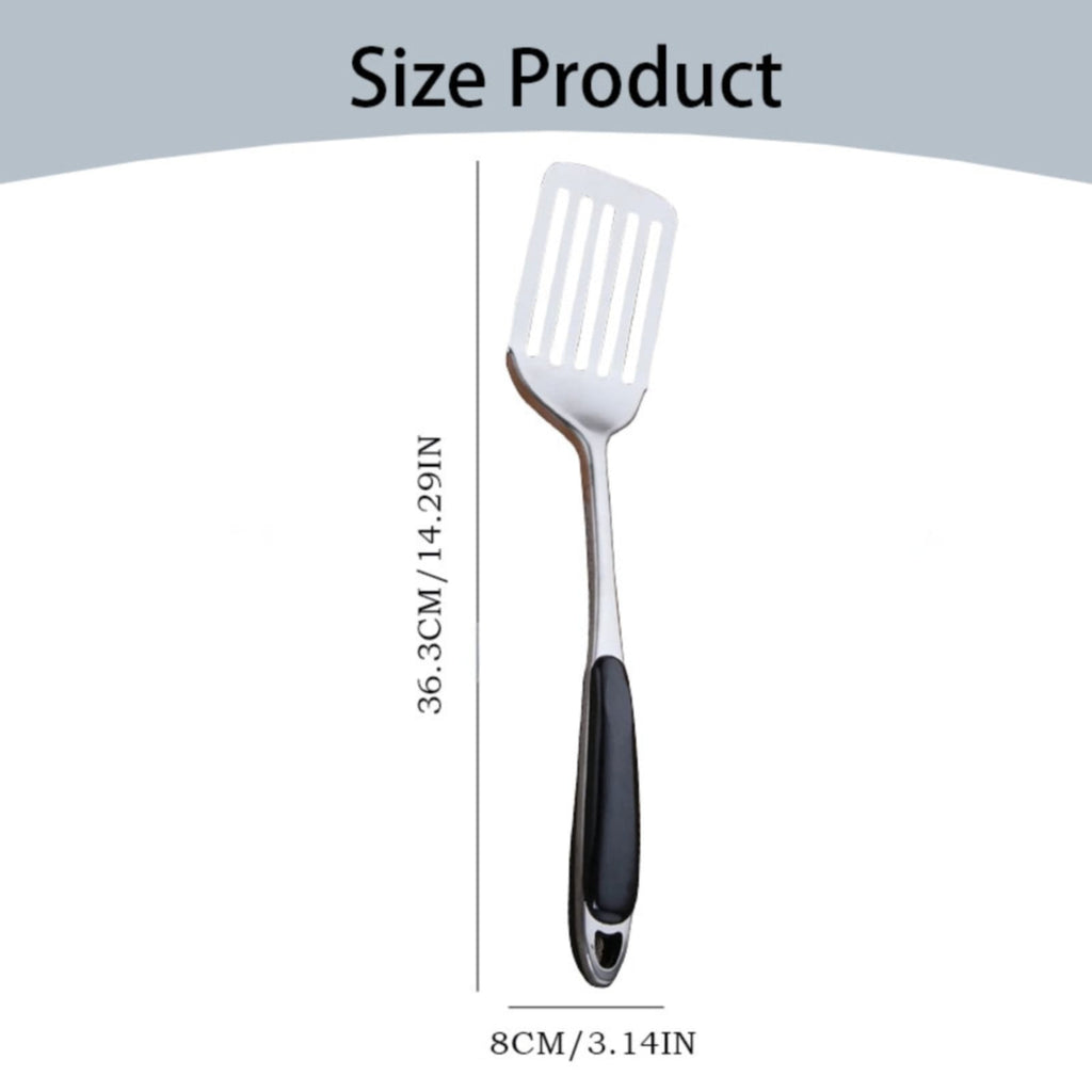 Stainless Cooking Utensil Non Stick Cooking Utensils for Home Or Picnic Wooden Handle Heat,Nonstick Cooking Utensils ... - Image 2