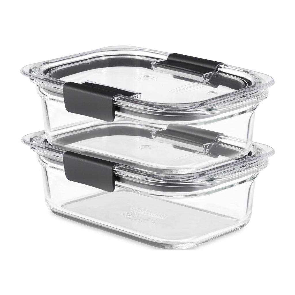 3.2 Cup Glass Food Storage Containers, Set of 2, Best Used for Leftover Storage and Reheating - Image 2