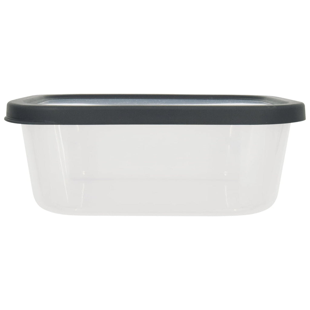 (2 pack) Plastic Durable Gray Food Storage Container 8 Cup 2 Count - Image 6