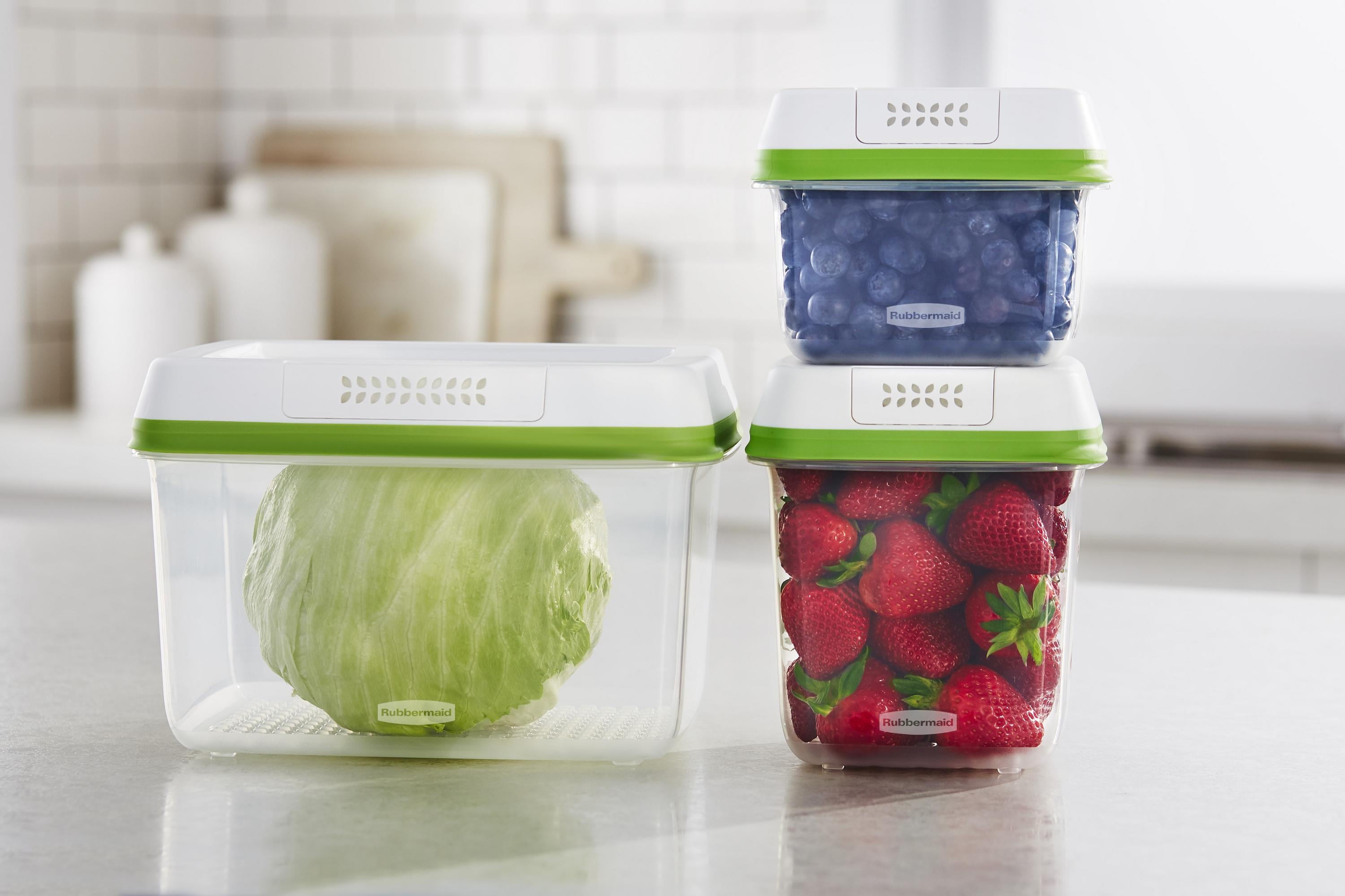 Saver, Medium and Large Plastic Storage Containers, 6-Piece Set - Image 2