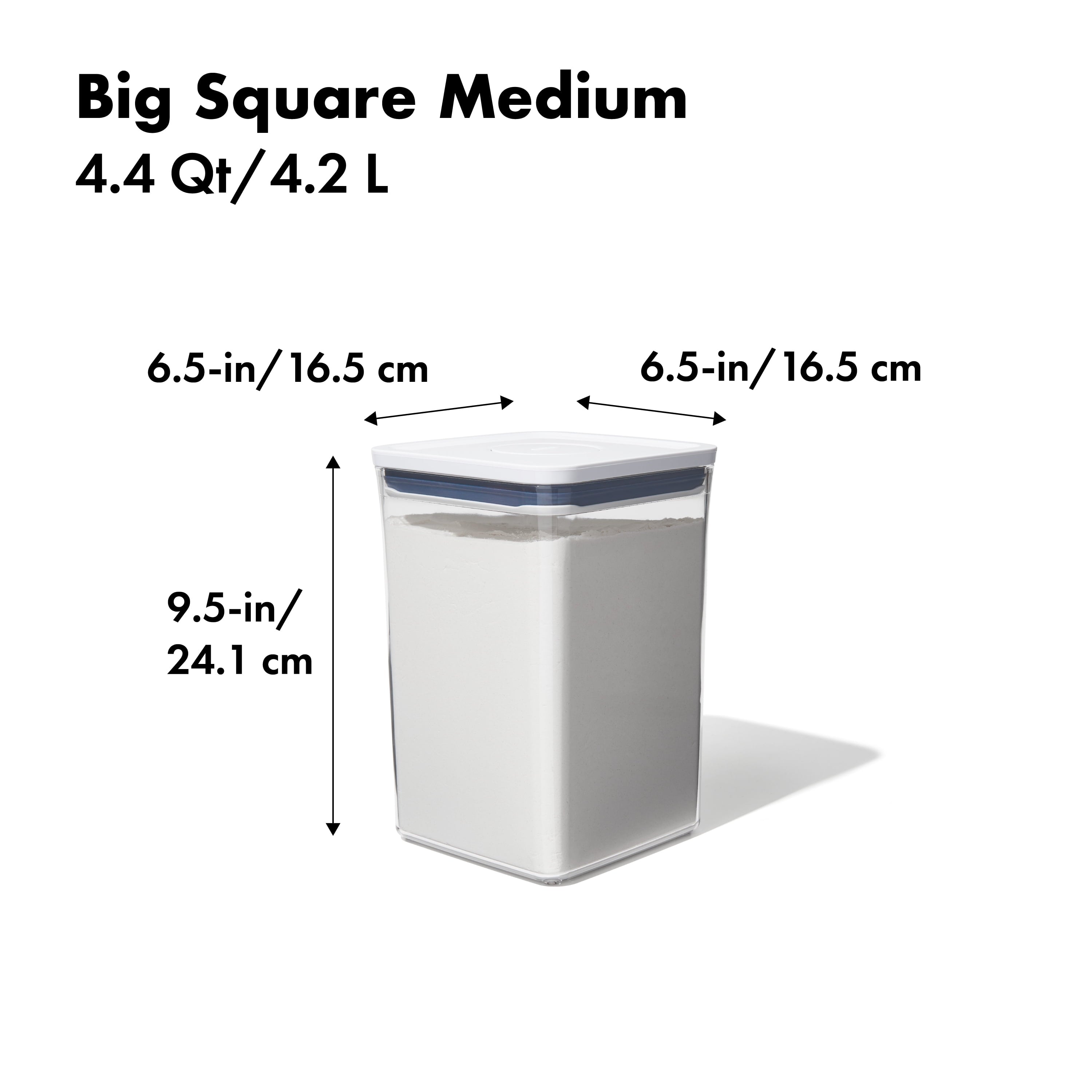 Container - Big Square Medium 4.4 Qt - Image 3