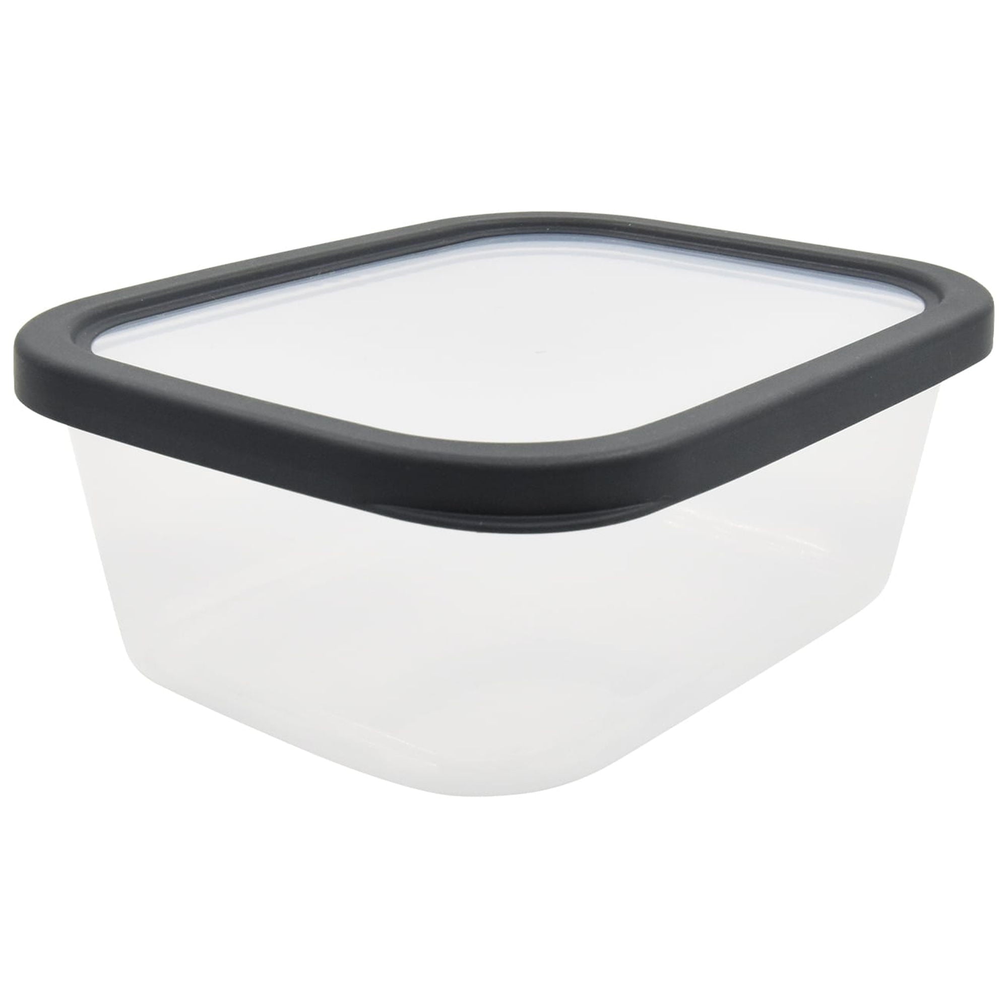 (2 pack) Plastic Durable Gray Food Storage Container 8 Cup 2 Count - Image 2