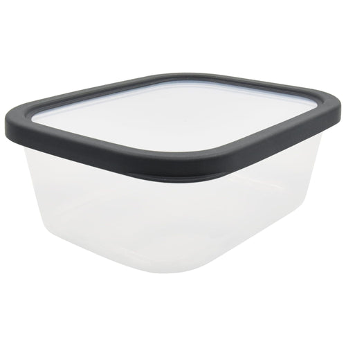 (2 pack) Plastic Durable Gray Food Storage Container 8 Cup 2 Count - Image 2
