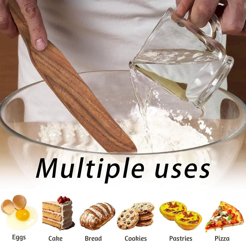 1 11.02" Spurtle for Sourdough Starter, Spreading, Cooking, Mixing, Reaching Bottom of Jar, Kitchen Utensils, Kitchen... - Image 6