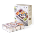 COOK WITH COLOR Snackle Box for Kids Lunch Box and Snack Container, Cream - Image 2