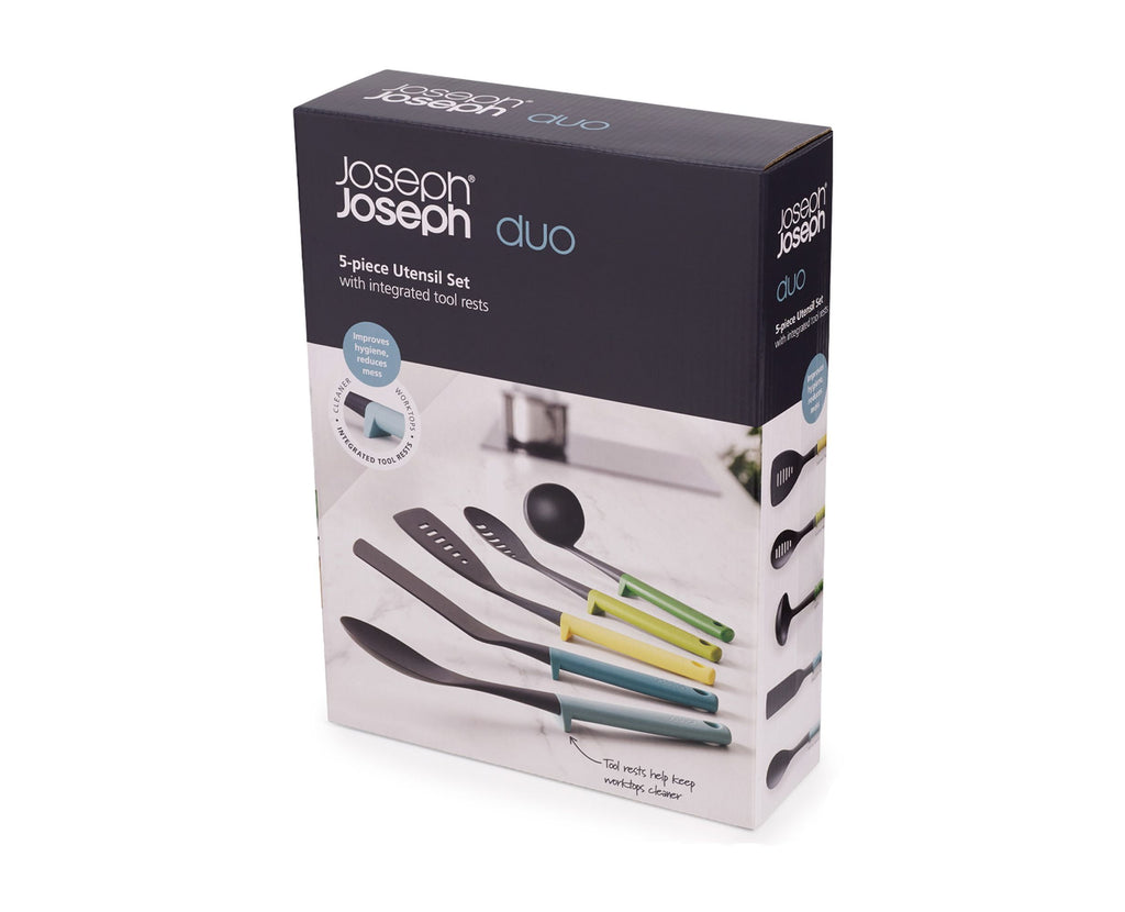 5-piece Cooking Utensil Set with Integrated Tool Rests - Image 6