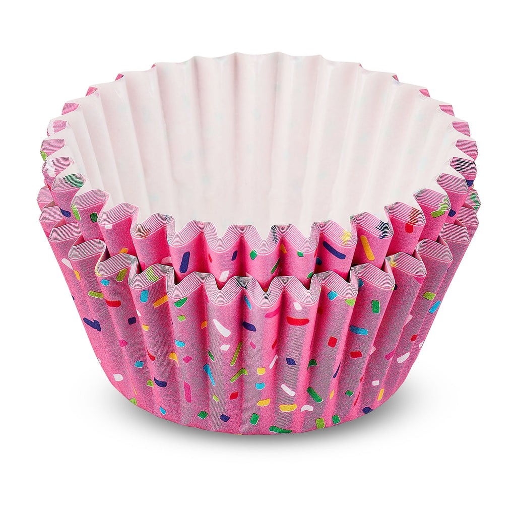 (4 pack) Great Value Pink Sprinkles Greaseproof Cupcake Liners, 24 Count - Image 5