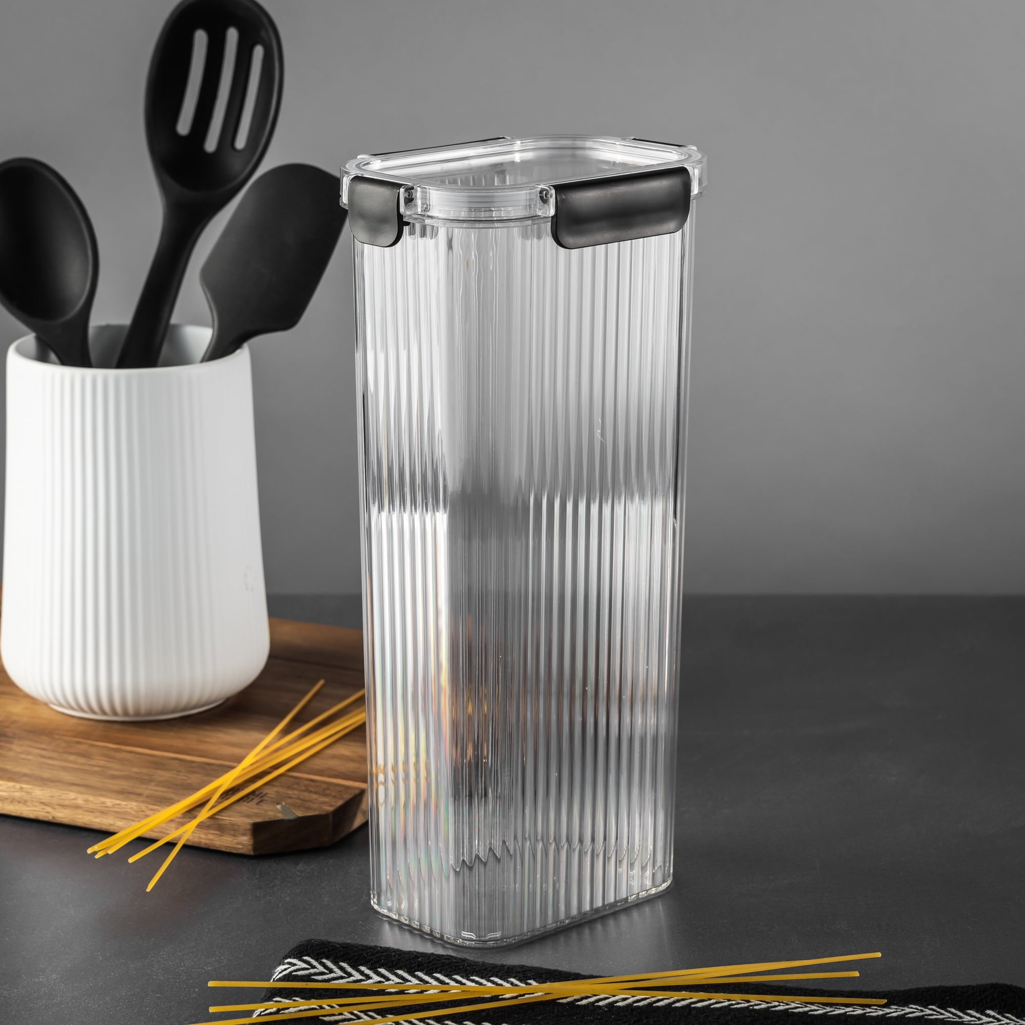 and 11.5 Cup Clear Plastic Pantry Storage Container with Airtight Lid - Image 5