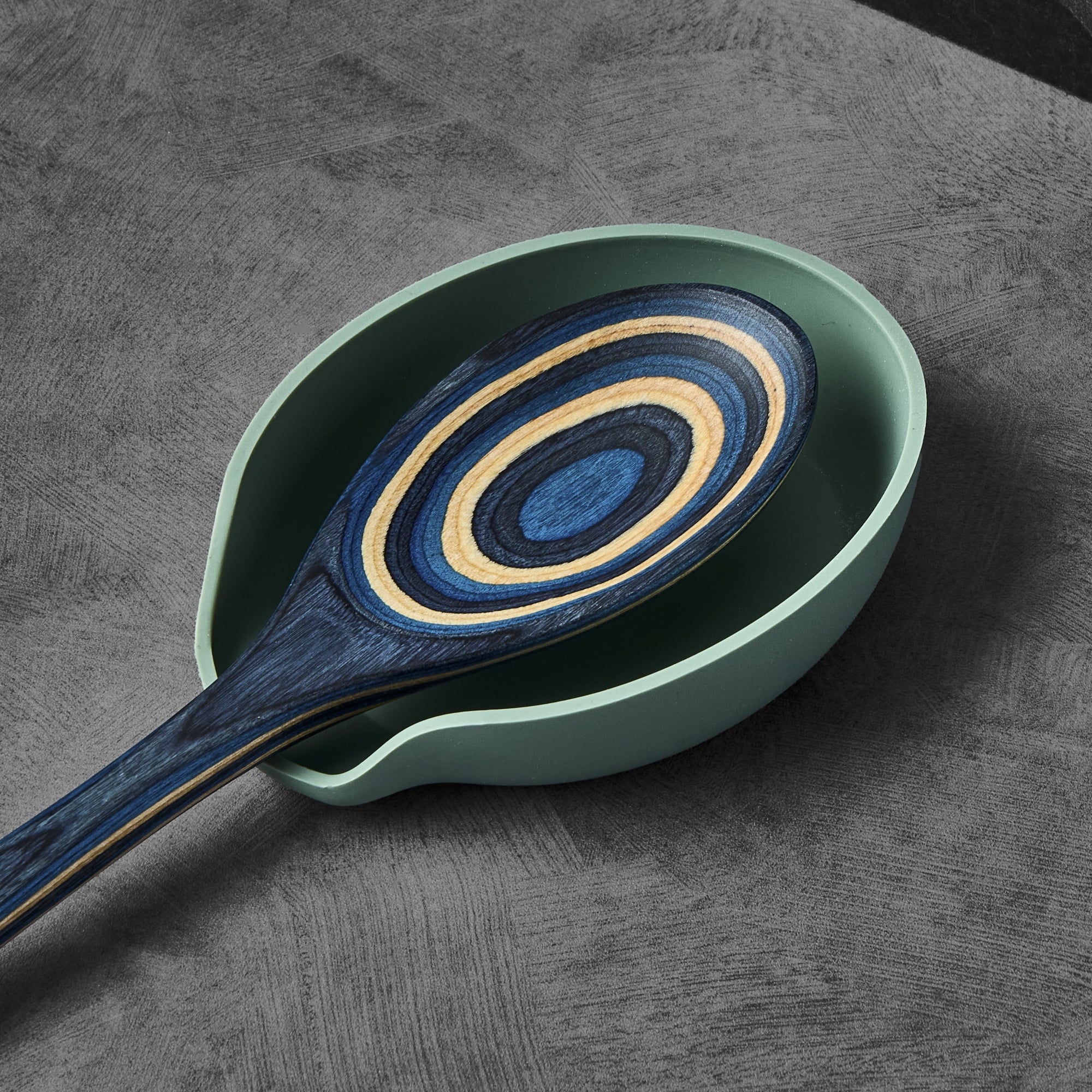 Pakka Wood Spoon, Blue - Image 5