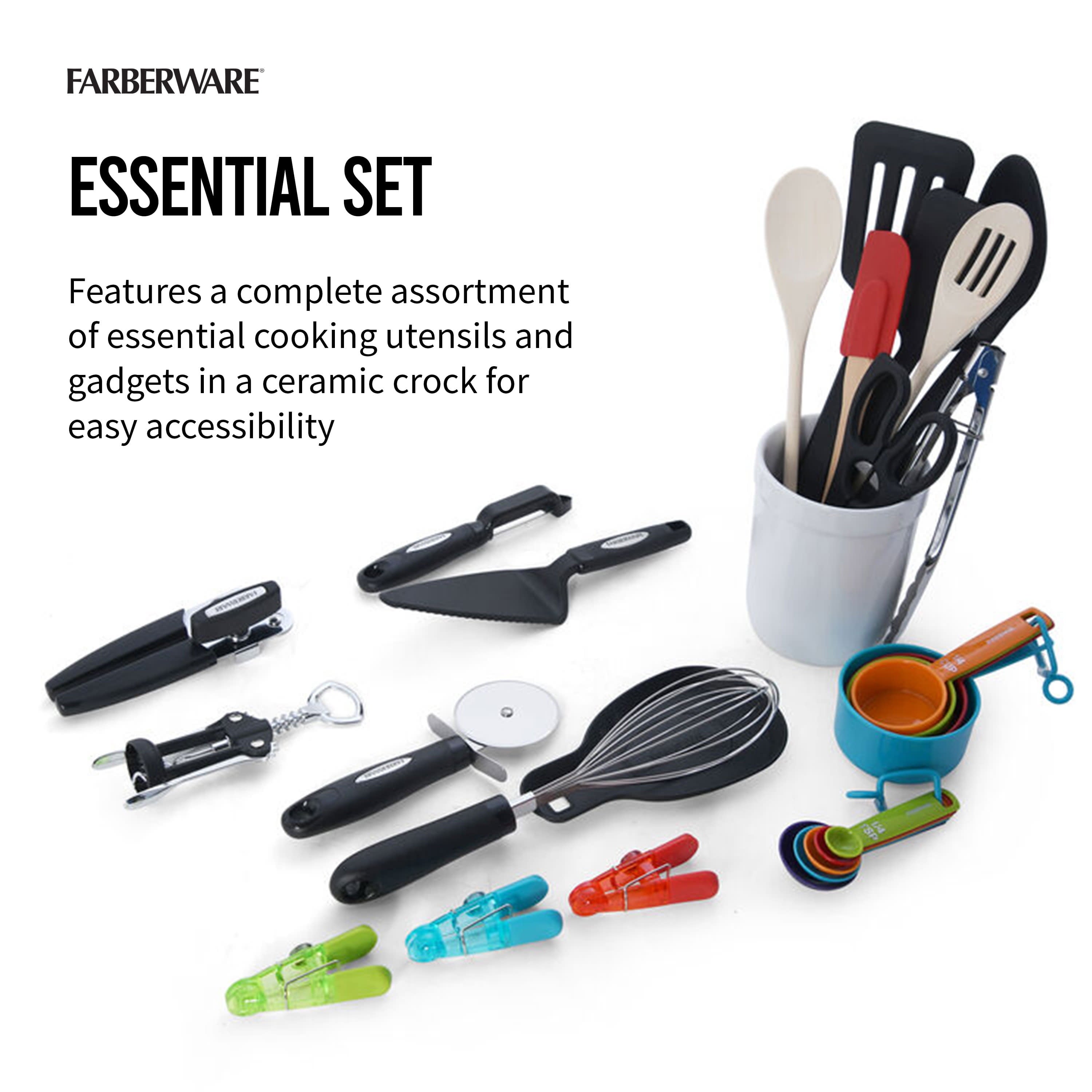 Farberware 28-Piece Kitchen Utensil & Gadget Set, Multicolor - Image 3