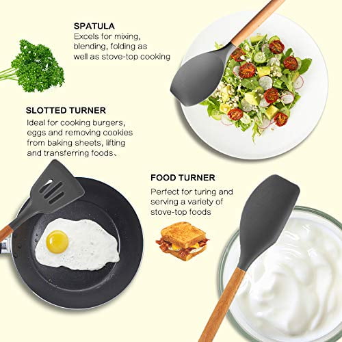 Smasener Premium Silicone Kitchen Utensil Set, 13 pcs - Image 5