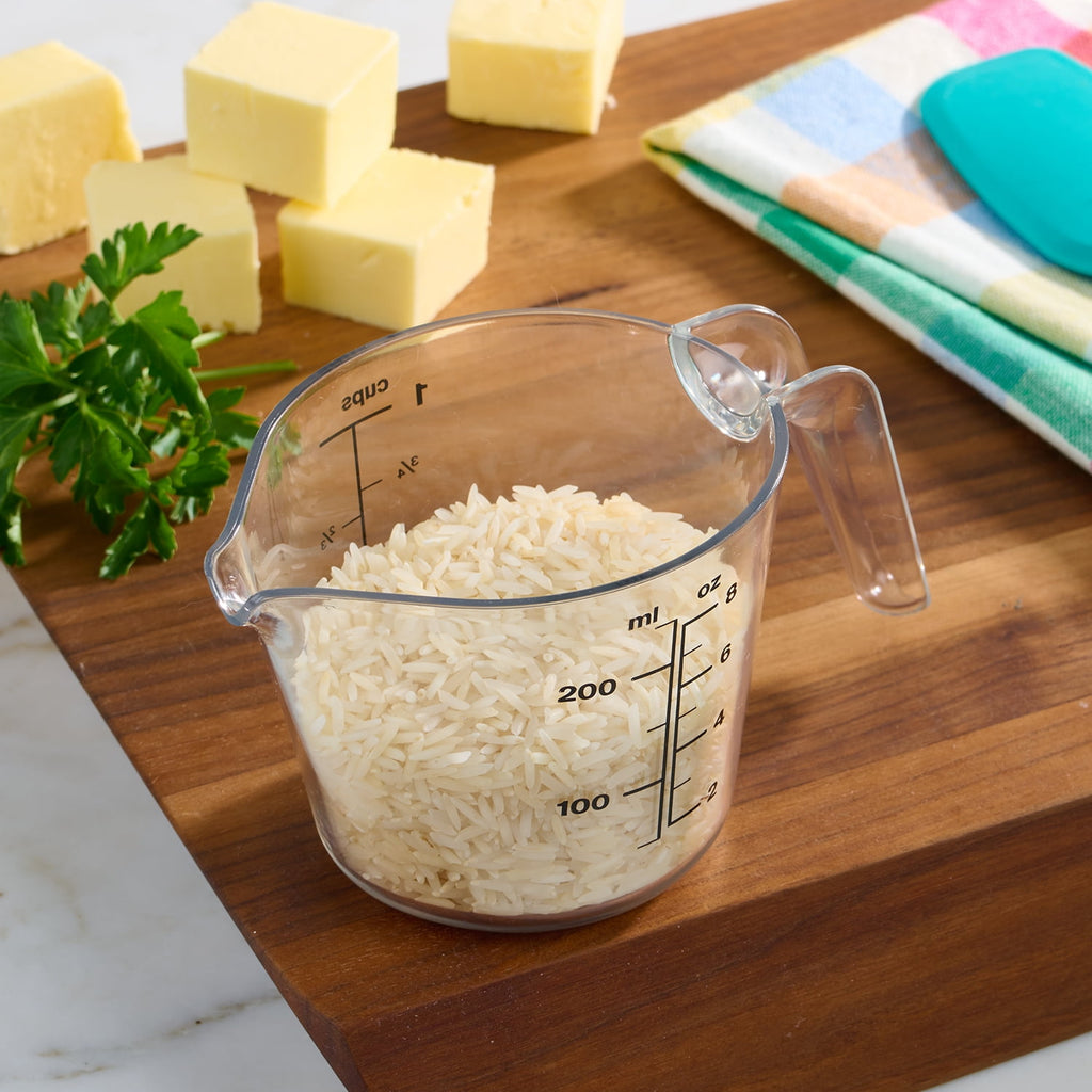 1 Cup Large Spout Plastic Measuring Cup, Clear - Image 5