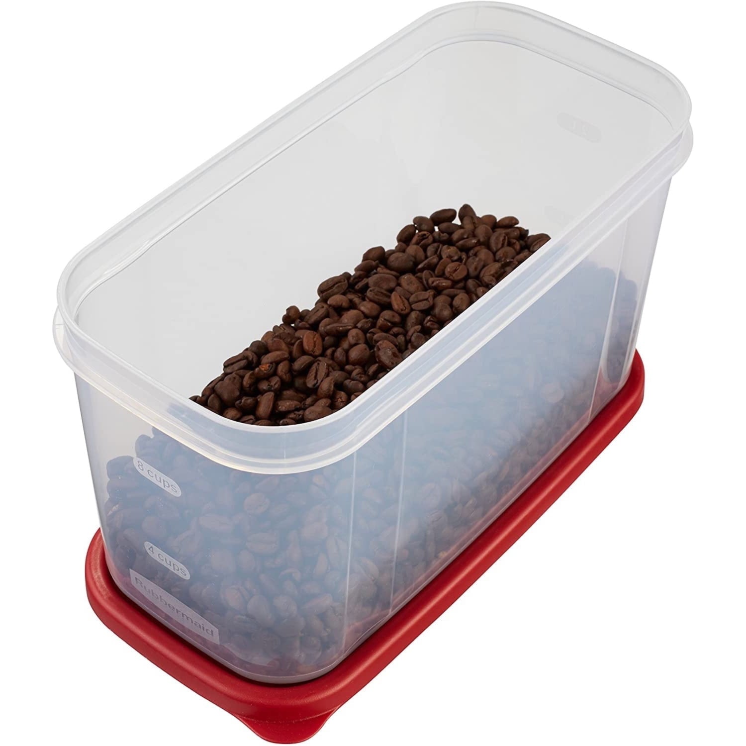 Food Storage Container, 10 Cup, Racer Red - Image 4
