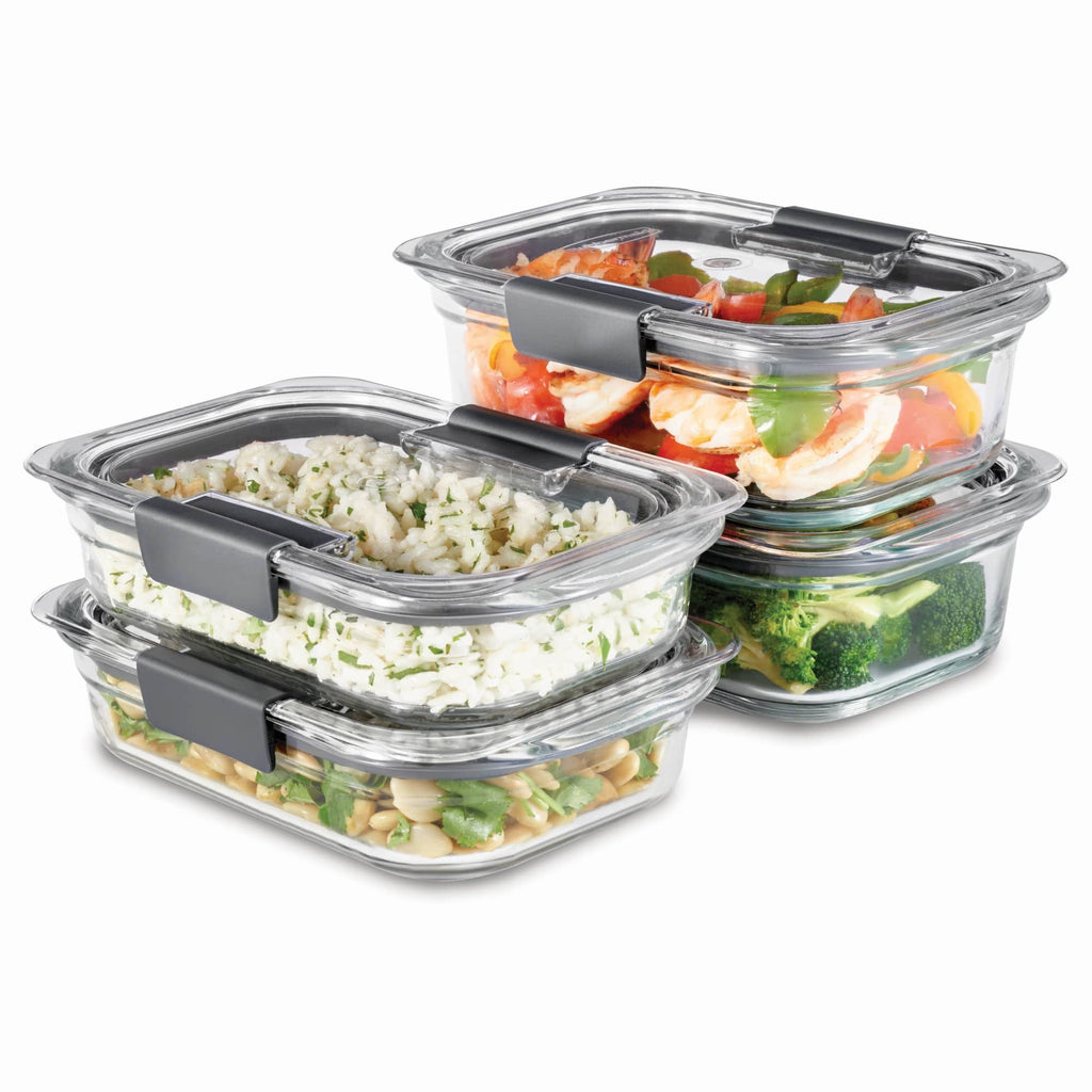 Glass Variety Set of 4 Food Storage Containers with Latching Lids - Image 3