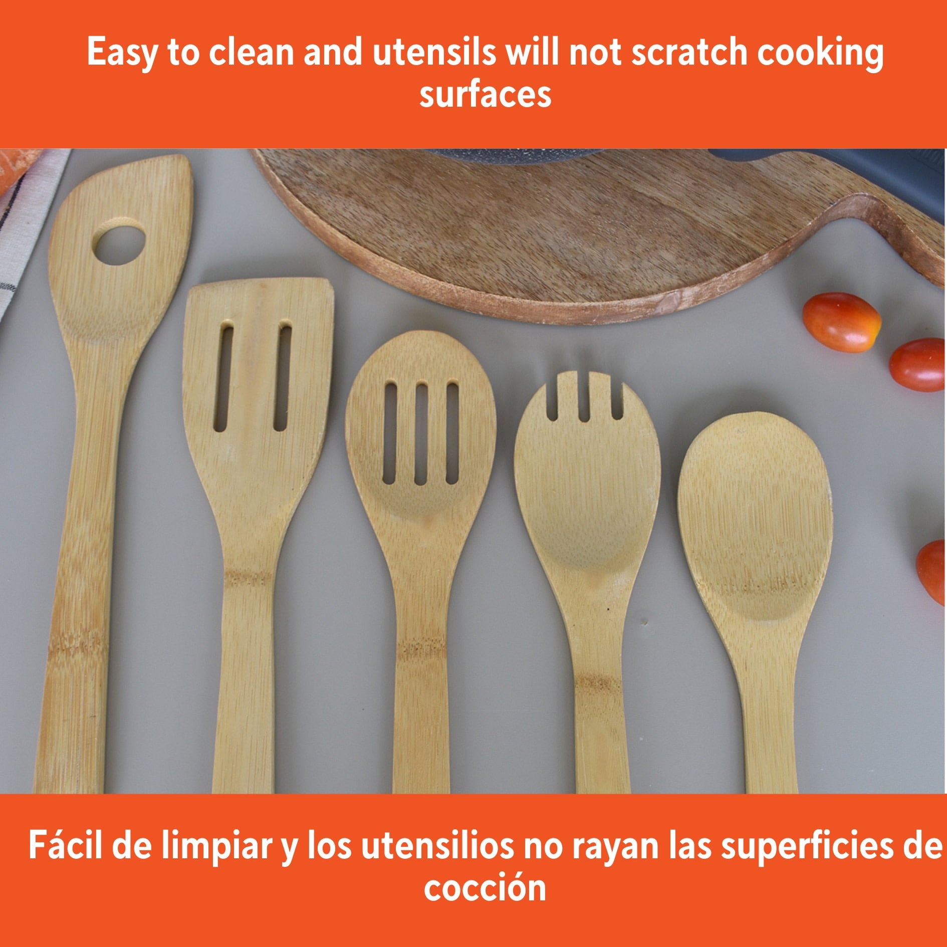 5pc Bamboo Tool Set - Image 5