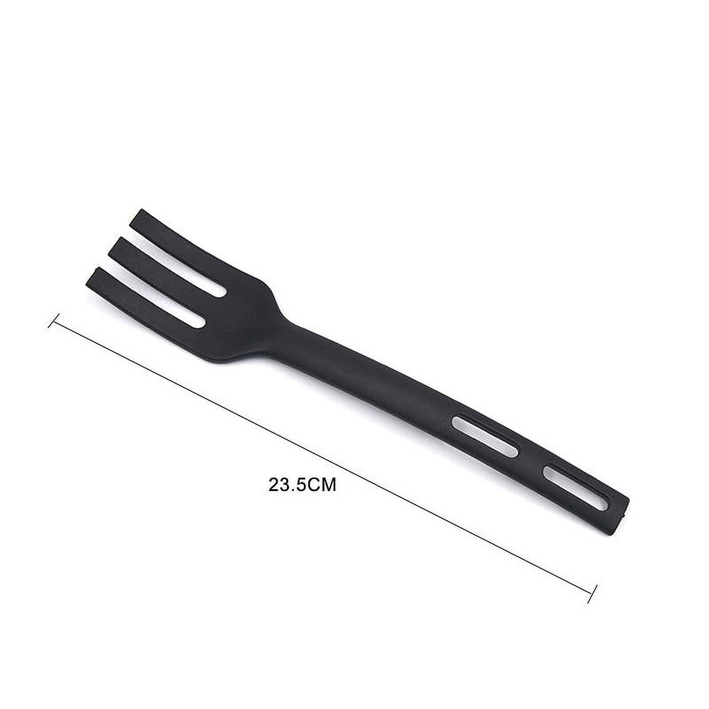 3 PCS Anti-Scratch Nylon Kitchen Utensils Set, Kitchen Cooking Tools Mini Nylon Kitchen Utensils Set Slotted Turner Solid Spoon Fork Childre - Image 3