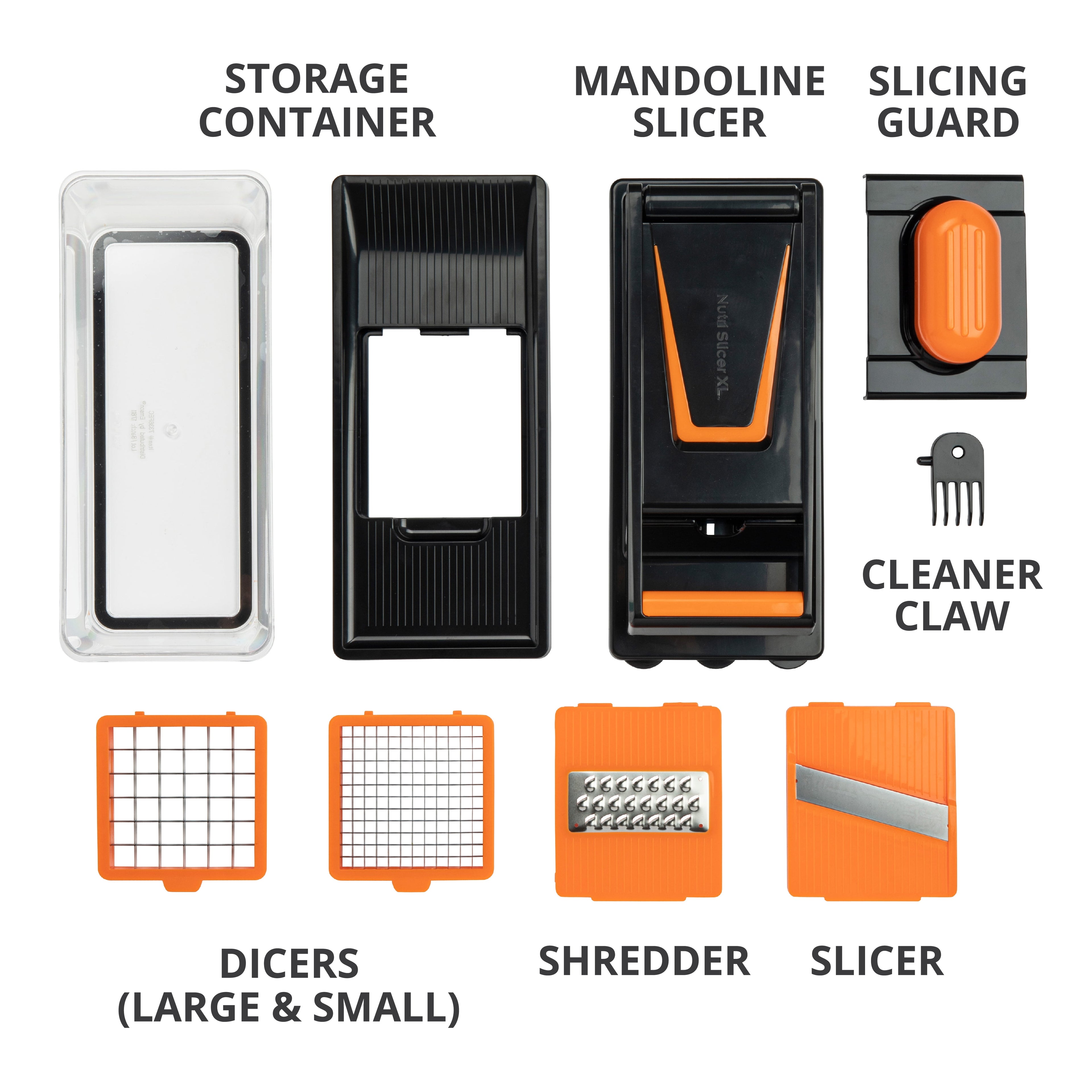 Slicer Vegetable Chopper Cheese Grater Kitchen Food Dicer Veggie Potato Cutter 4 Blades Black - Image 2