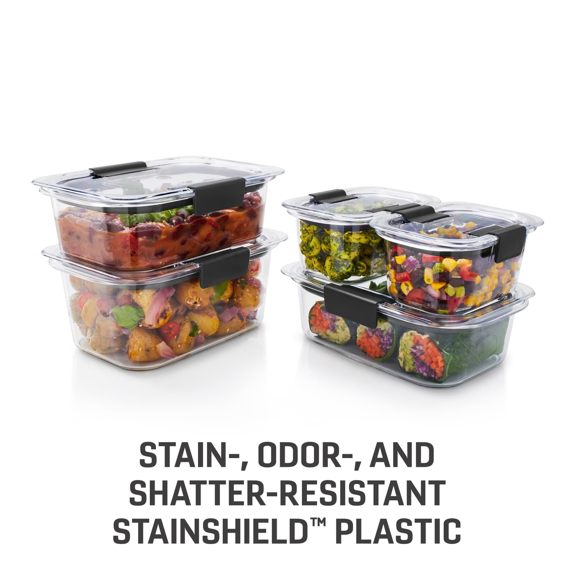 10-Piece Set, Leak-Proof and Clear Food Storage Containers - Image 3