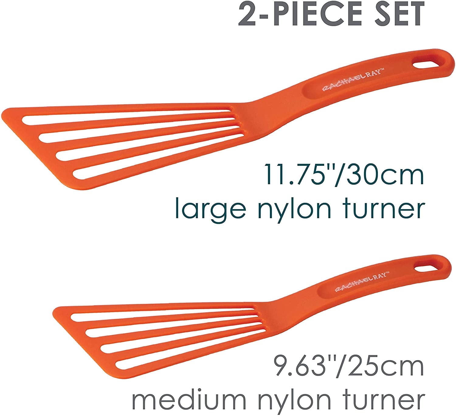 & Gadgets 2 Piece Nylon Turner Set, Rose - Image 4