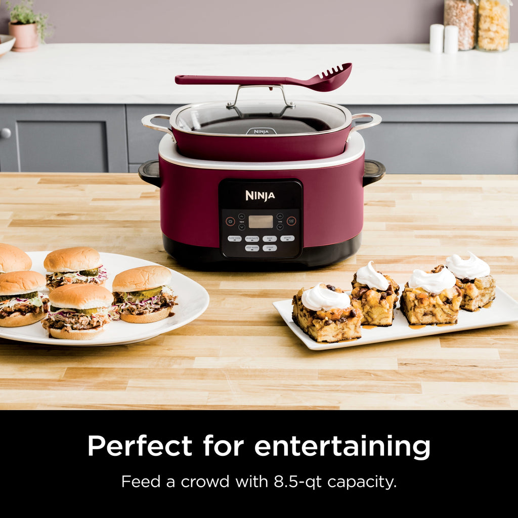 10-in-1 Possible 8.5 Qt Multi-Cooker, Slow Cook, Dutch Oven, Steamer, Triple Heat Fusion, Glass Lid & Integrated Spoo... - Image 2