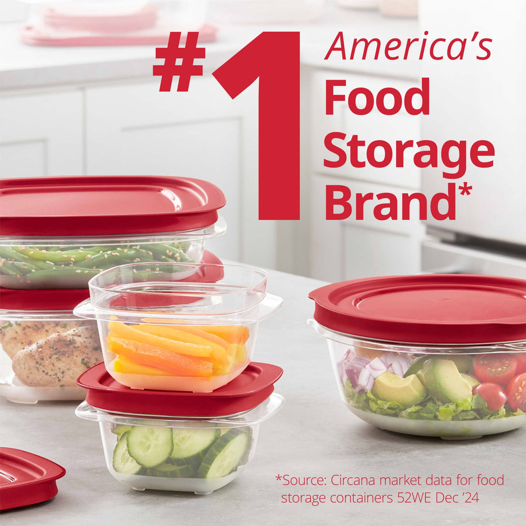 3.57-Cup (2) and 5.26-Cup EasyStore Rectangle Containers, 3 Pack, Food Storage Containers, Food Storage Containers wi... - Image 5