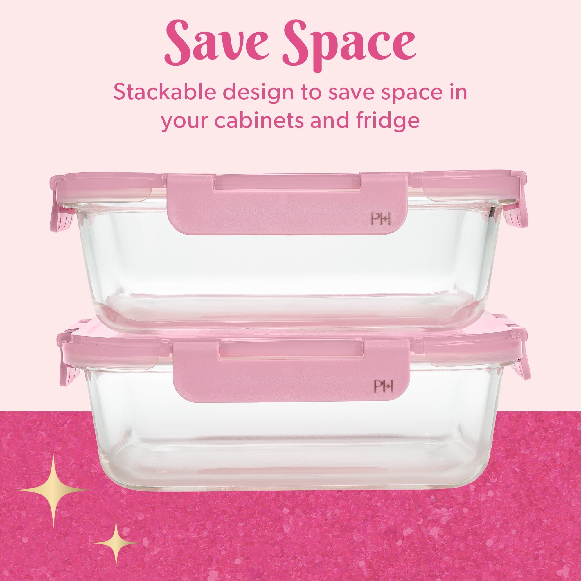 2-Piece Glass Food Storage Containers with Lids for Meal Prep, Microwave & Dishwasher Safe, Leak-Proof, 4.3 Cup Capac... - Image 5