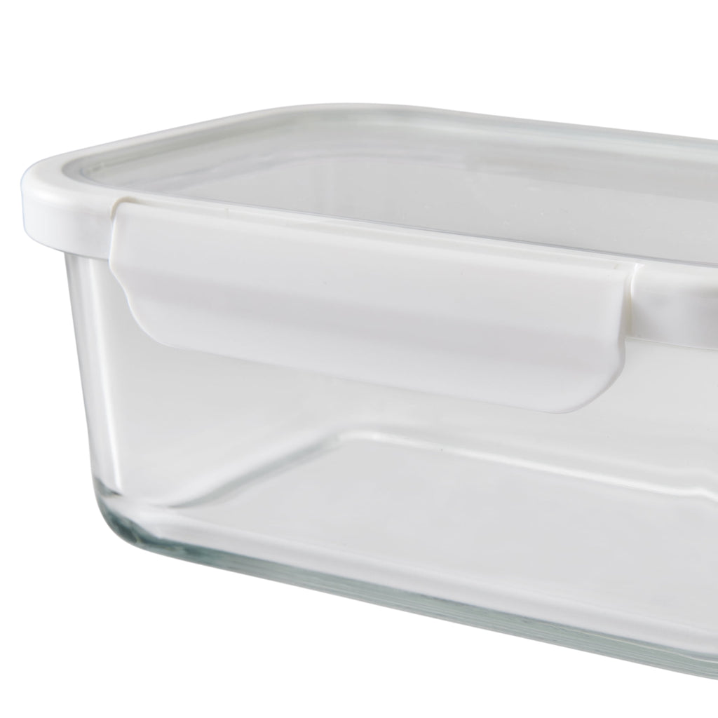 Better Homes & Gardens 4Cup Rectangle Glass Food Storage Container with Tritan Lid. Set of 2, 4 Pieces, Designed to Help with Pantry Storage - Image 5