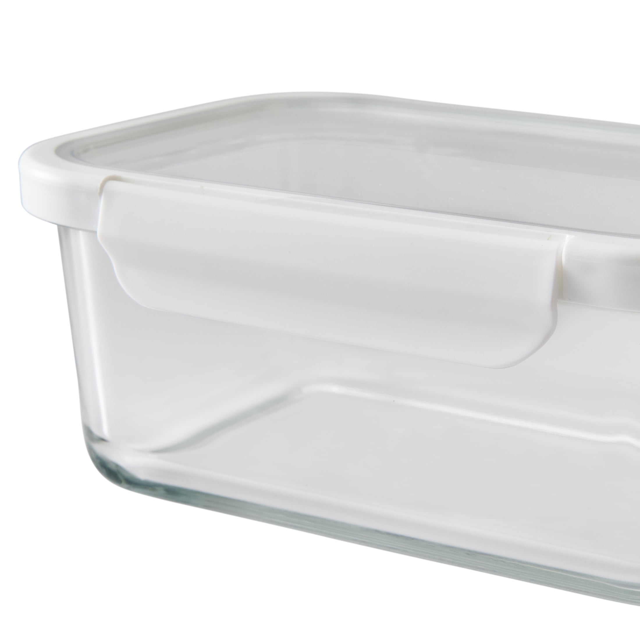 Better Homes & Gardens 4Cup Rectangle Glass Food Storage Container with Tritan Lid. Set of 2, 4 Pieces, Designed to Help with Pantry Storage - Image 5
