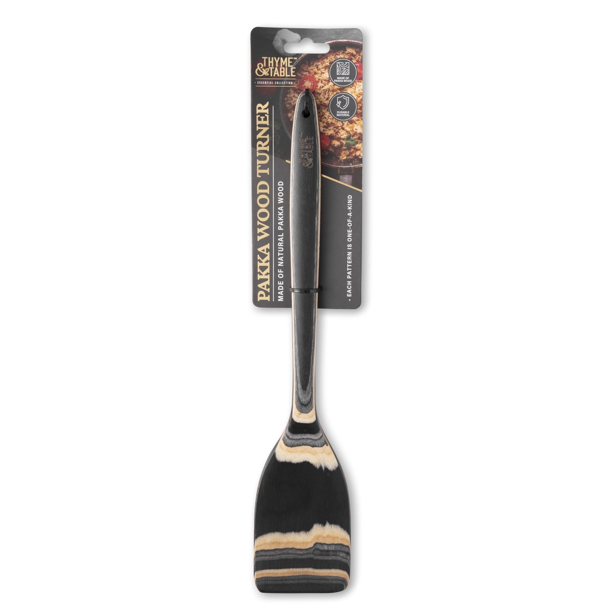 Thyme & Table Pakka Wood Turner, Black - Image 2