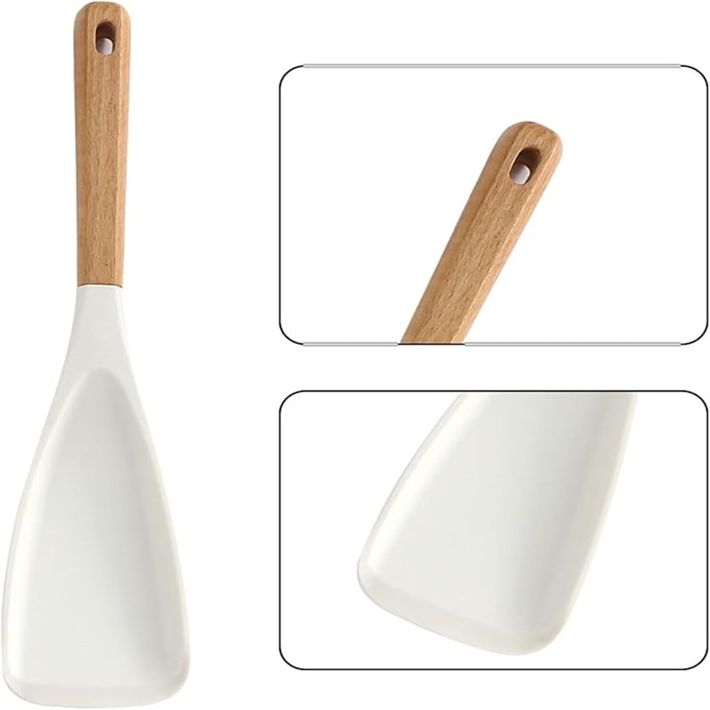Multi-function Spatula Spoon, 2025 New Silicone Cooking Utensils for Kitchen, Cooking Mixing Scoop Scrape, Silicone Serving Spoons for Nonst - Image 3