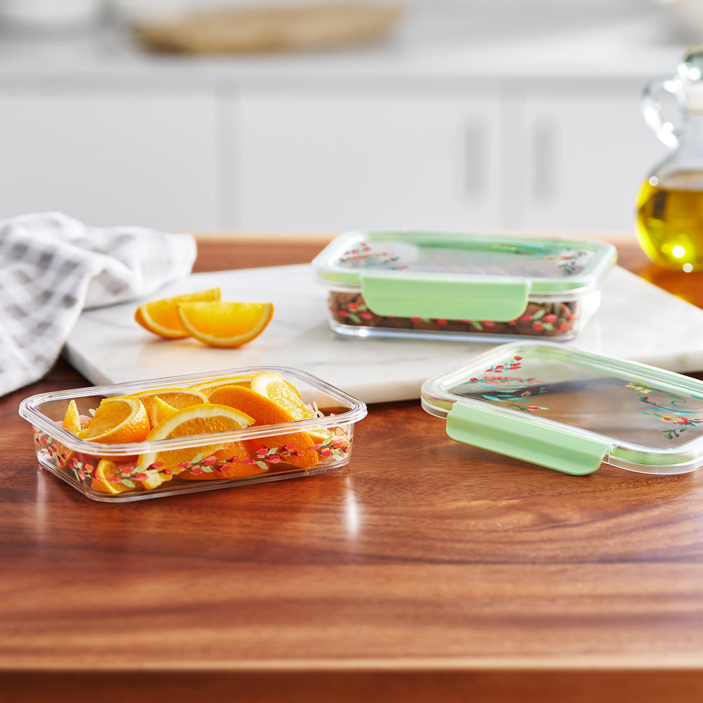 Painted Meadow 2.3-Cup Rectangle Tritan Food Storage Containers with Tritan Lid, Set of 2 - Image 3