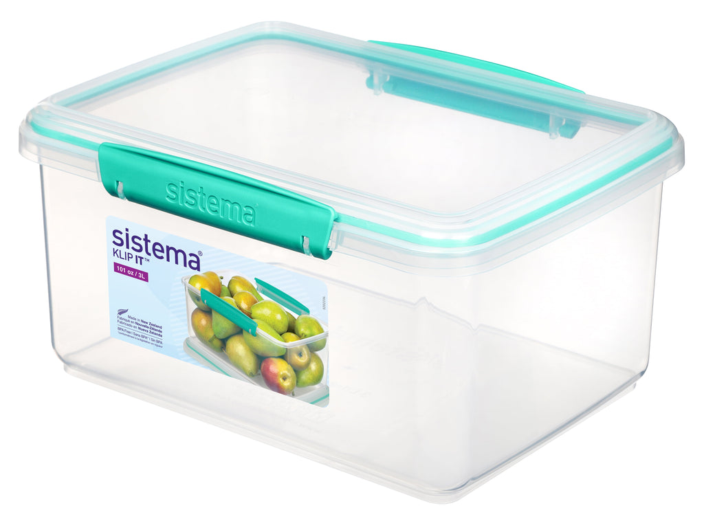 Sistema Klip-It Rectangle 3 L Plastic Food Storage Container - Image 3