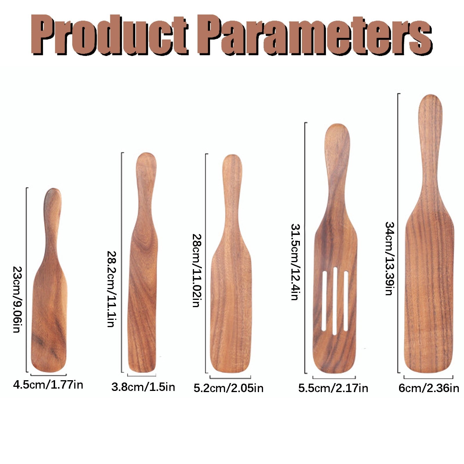 1 Pack Wooden Spurtle Spatula for Sourdough Starter Mixing, Long Handle Jar Scraper for Reaching Bottom, Dough Whisk ... - Image 2
