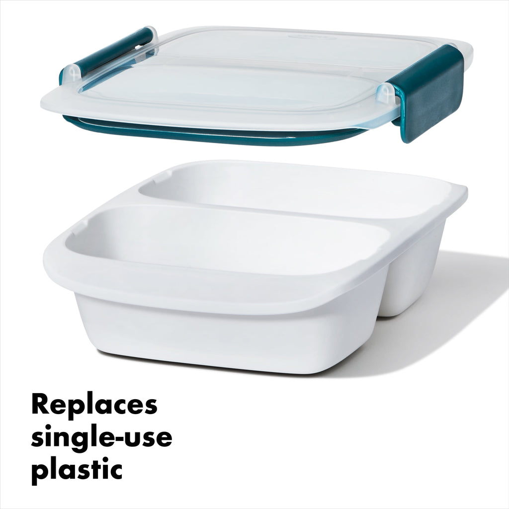 and Go 2 Cup Divided Food Storage Container - Image 2