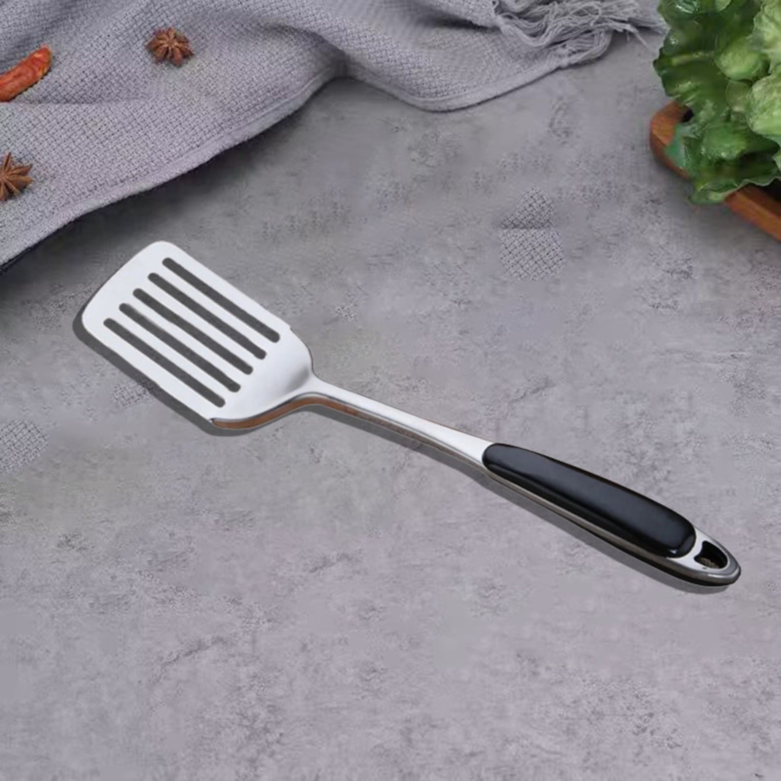 Stainless Cooking Utensil Non Stick Cooking Utensils for Home Or Picnic Wooden Handle Heat,Nonstick Cooking Utensils ... - Image 3