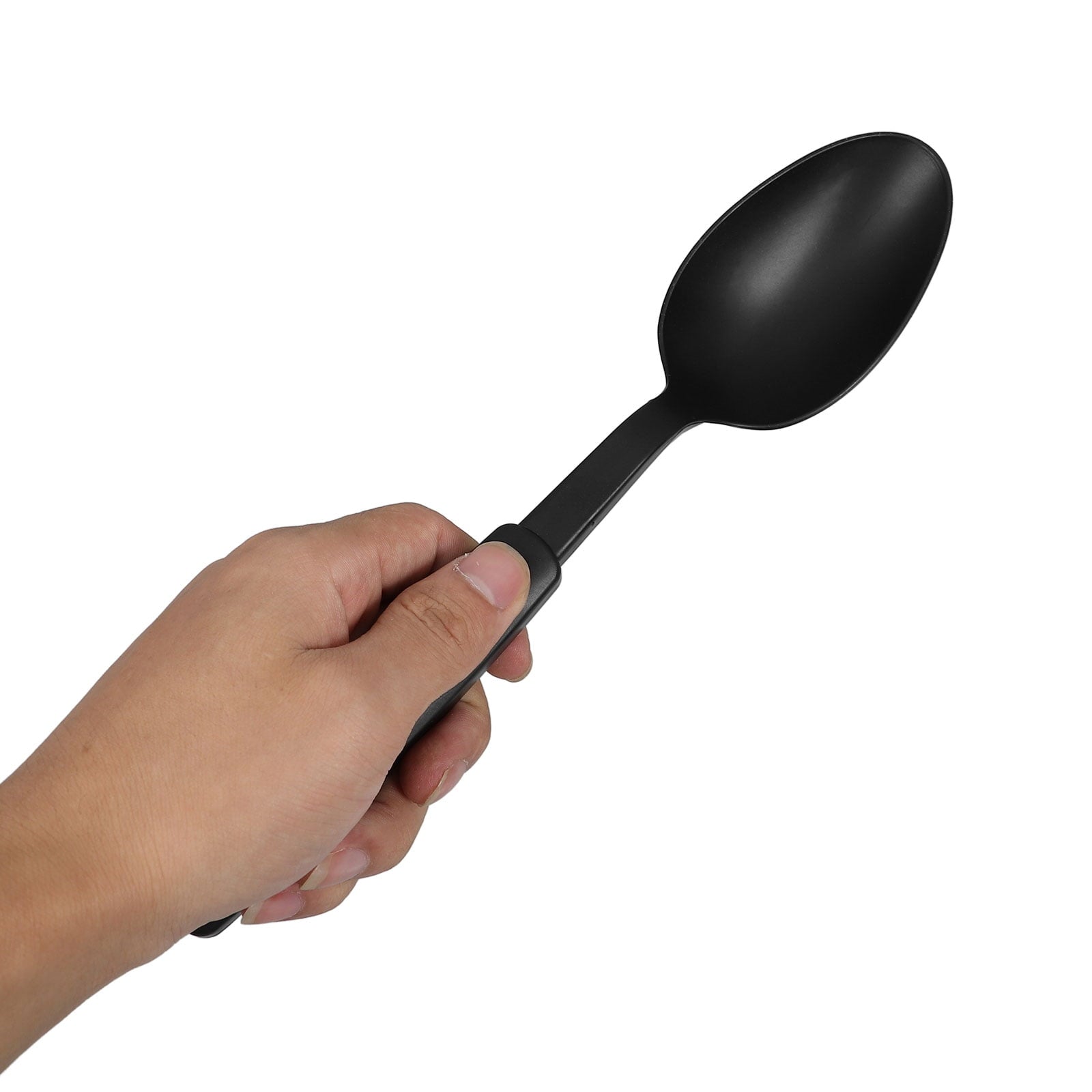 WASHWEPE Kitchen Utensil Set Nylon Cooking Utensils Set 6Pcs Heat Resistant For Cookware Black - Image 3