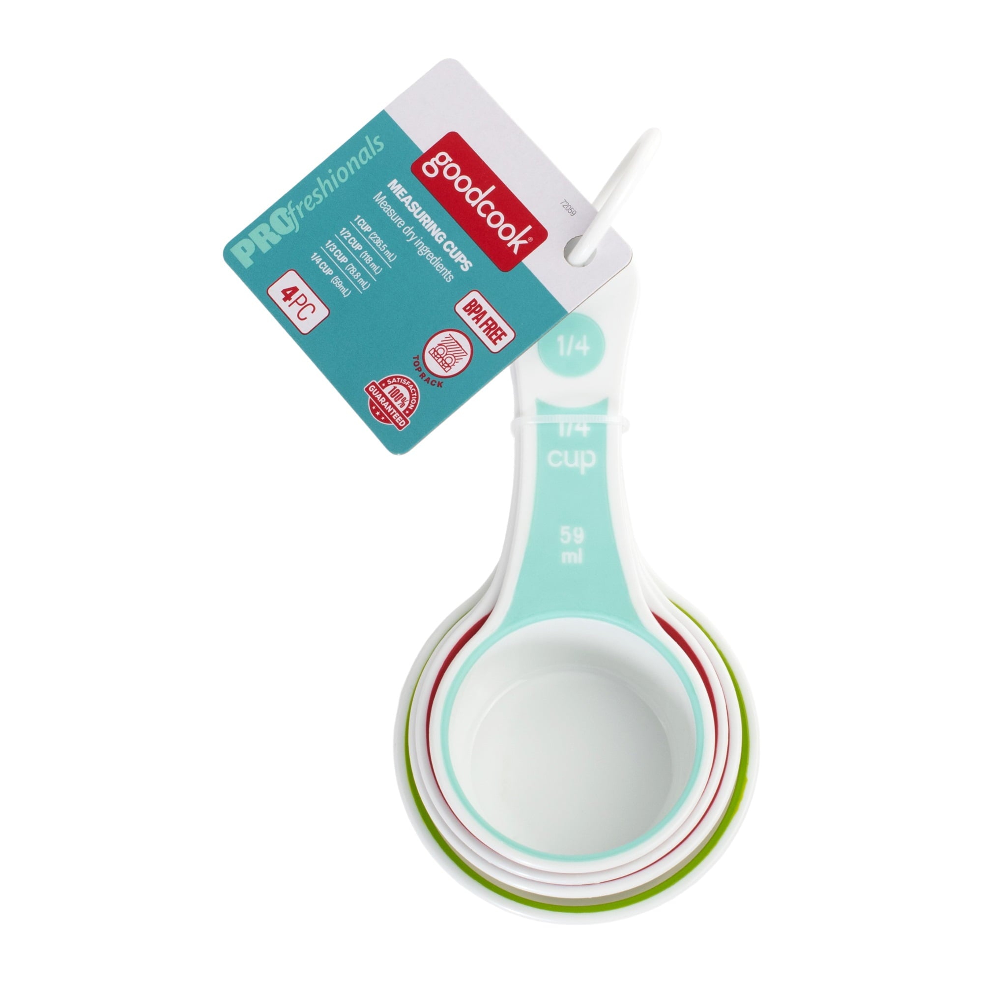 (3 pack) GoodCook PROfreshionals Multicolor 4-Piece Measuring Cup Set with Textured Grip Handles - Image 5