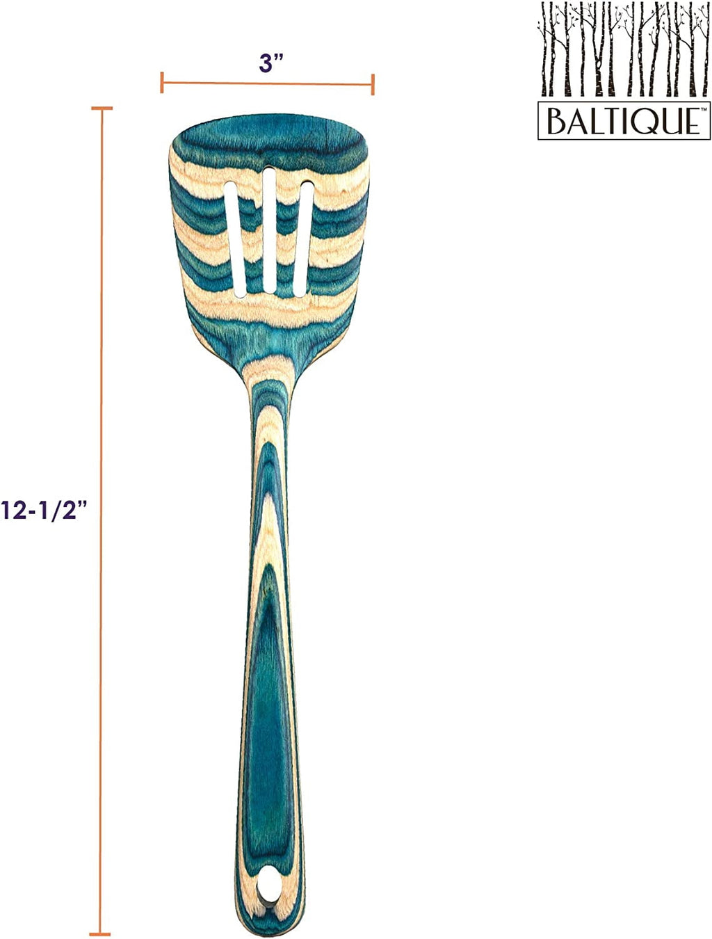 4 Piece Wooden Cooking Utensil Set for Kitchen, Safe for Nonstick - Image 3