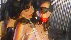 2 smoking hot big tits chicks in BDSM action