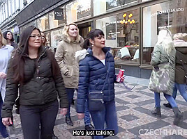 20 nymphomaniacs hunt men in the street